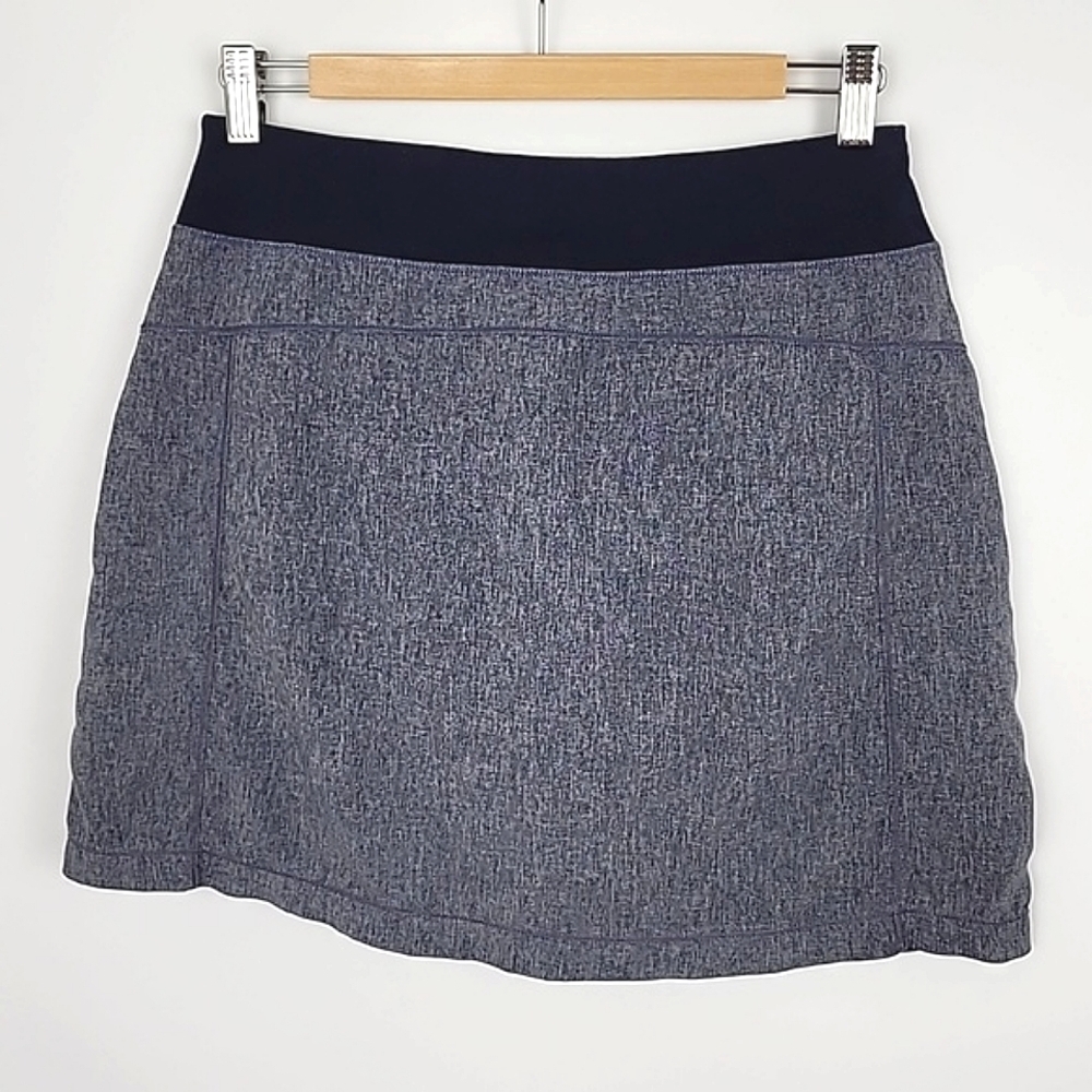 Tuff Athletics Women's Skirt Skort Heathered Blue Stretch Waist Sz S - Picture 2 of 14